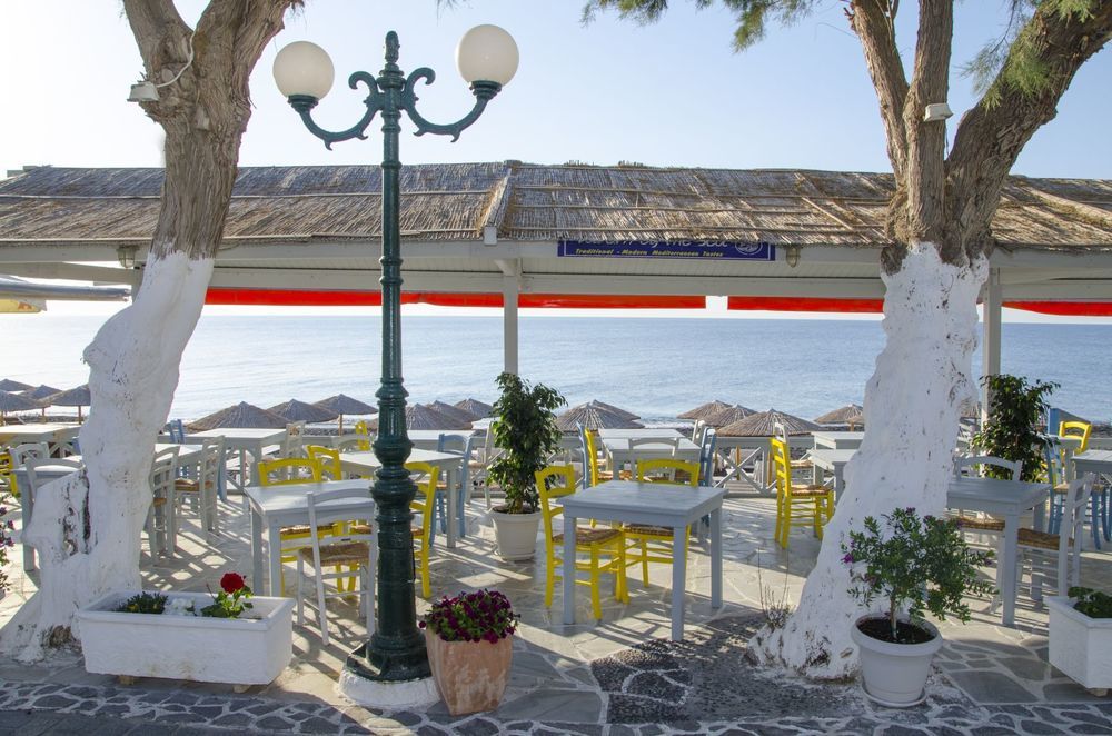 Rk Beach Hotel Kamari  Restaurant photo
