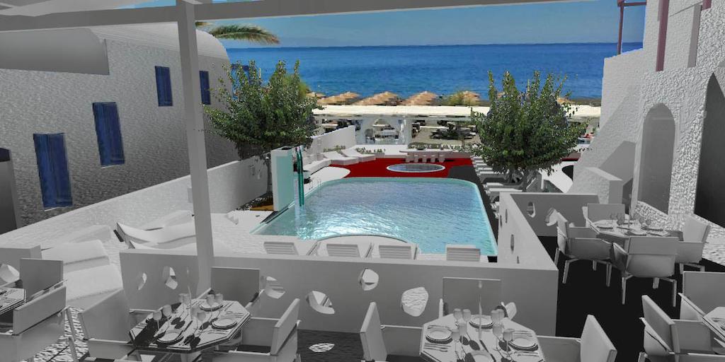 Rk Beach Hotel Kamari  Exterior photo